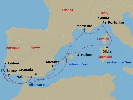 Cruise Map