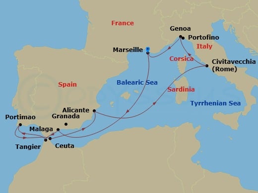Cruise Map