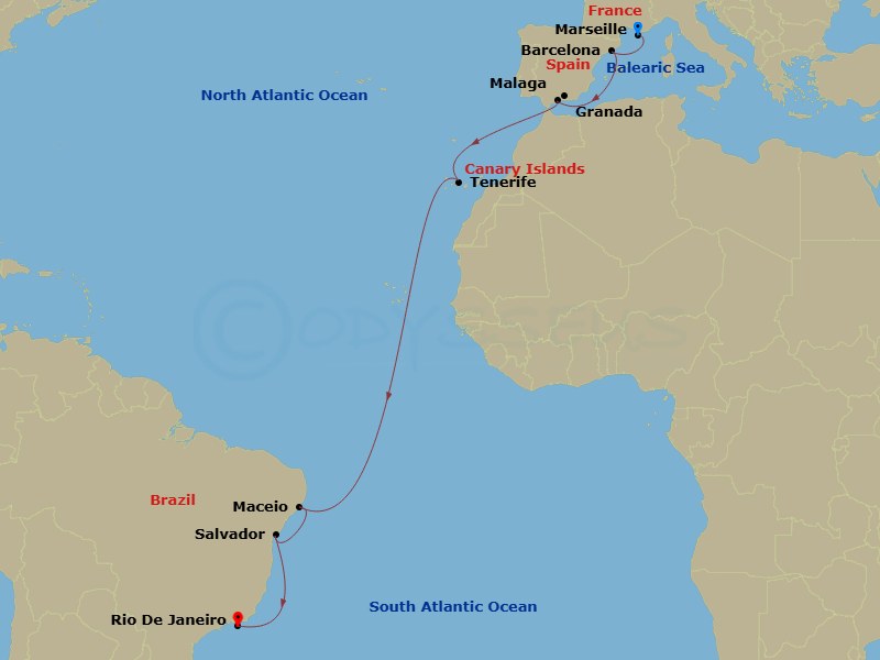 Cruise Map