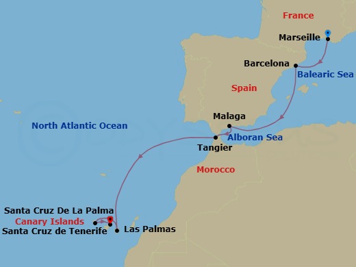 Cruise Map