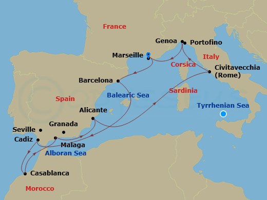 Cruise Map