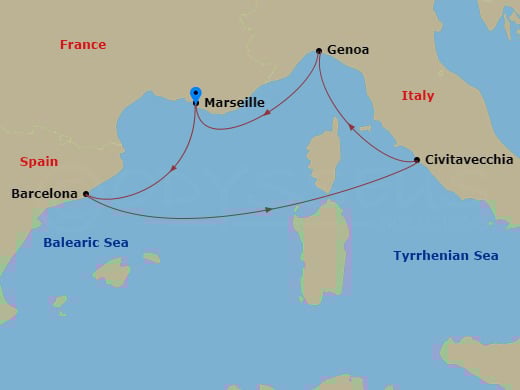 Cruise Map