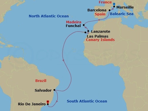 Cruise Map