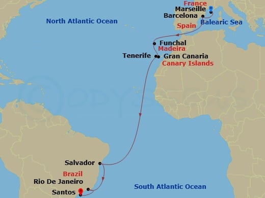 Cruise Map