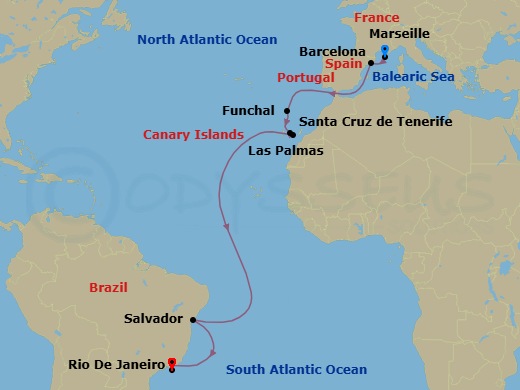 Cruise Map