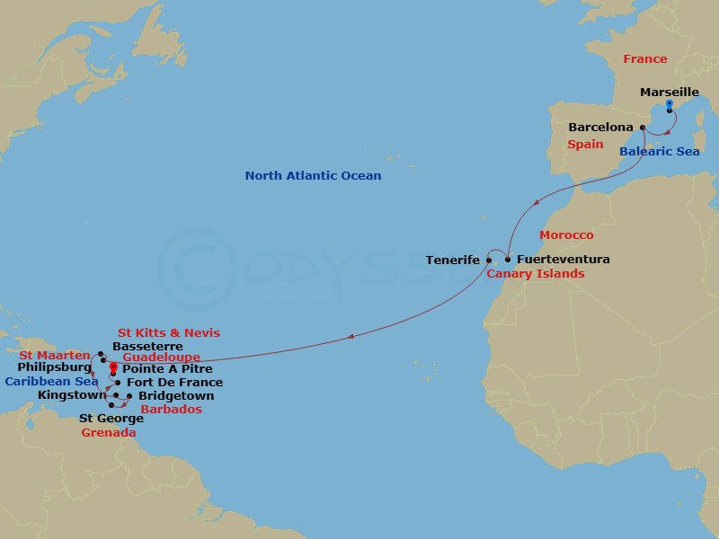 Cruise Map