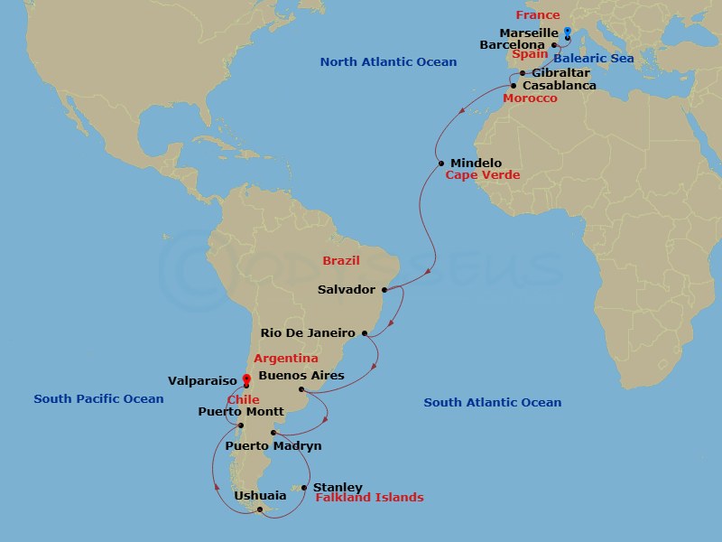 Cruise Map