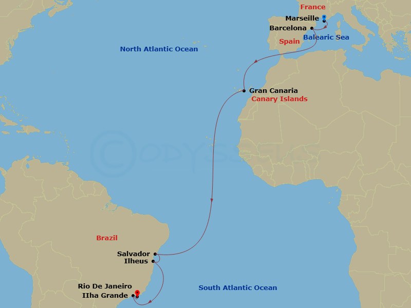 Cruise Map