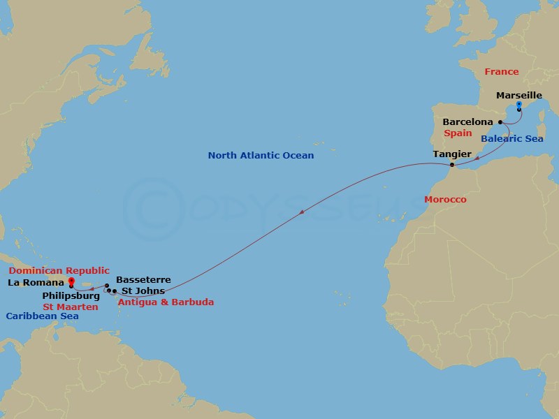 Cruise Map