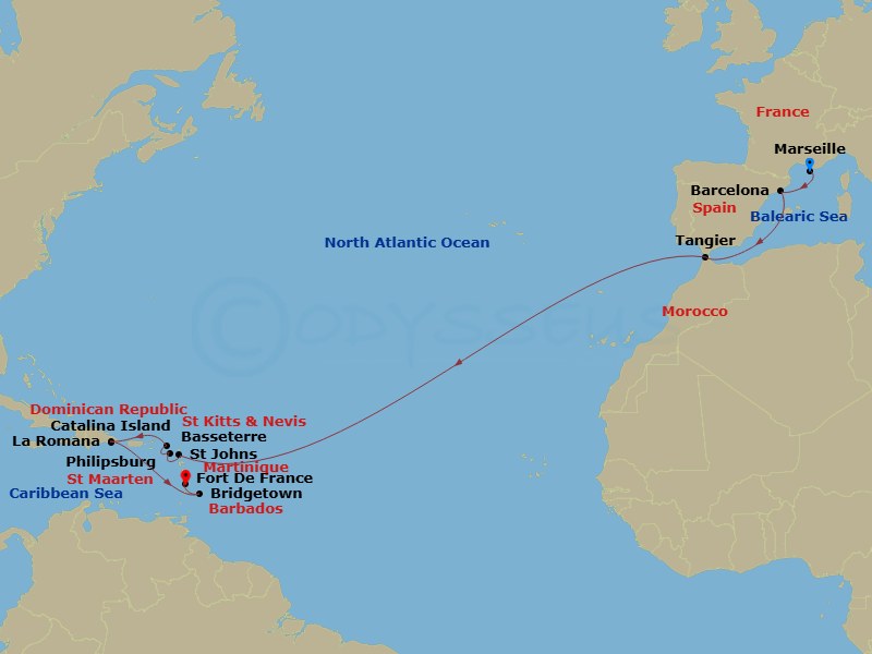 Cruise Map