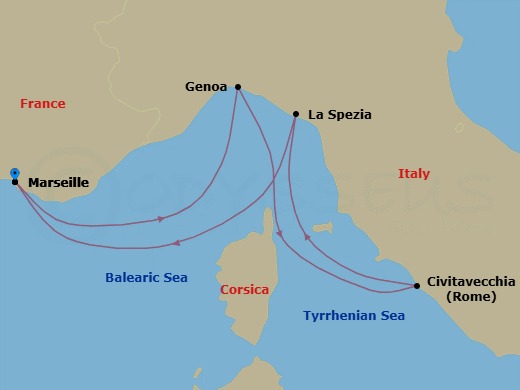 Cruise Map