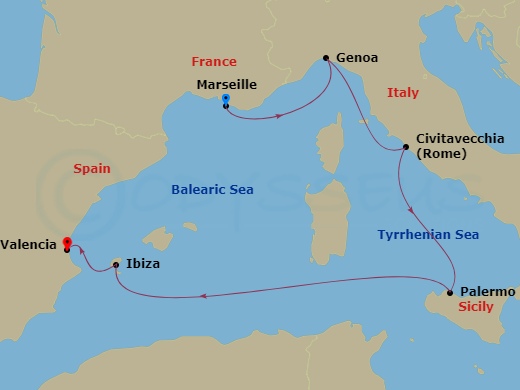 Cruise Map