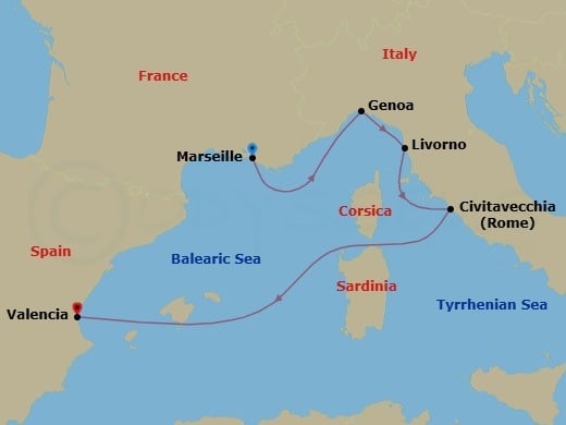 Cruise Map