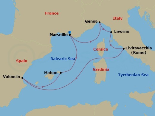Cruise Map
