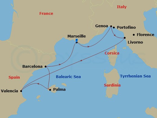 Cruise Map