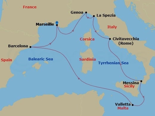 Cruise Map