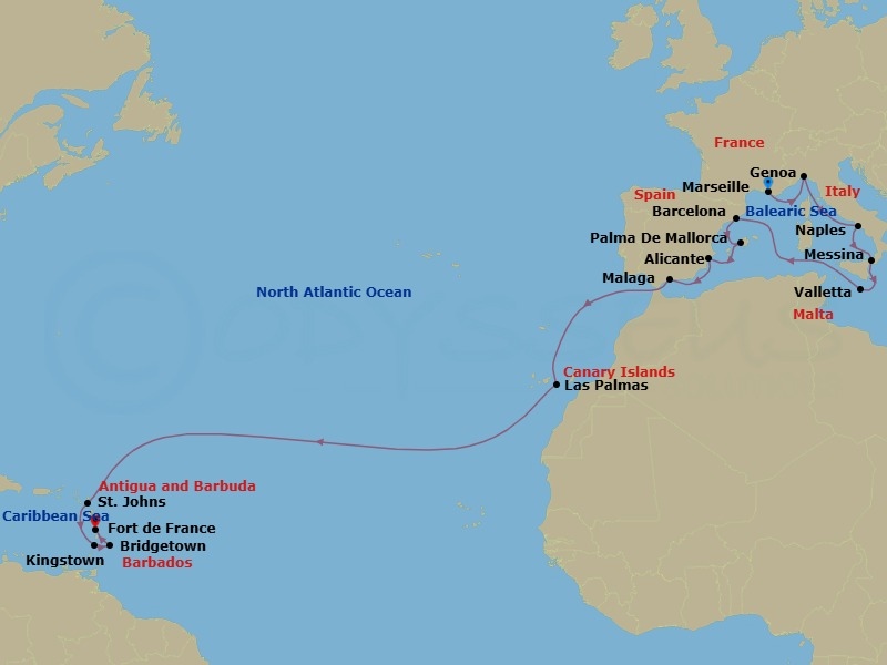 Cruise Map