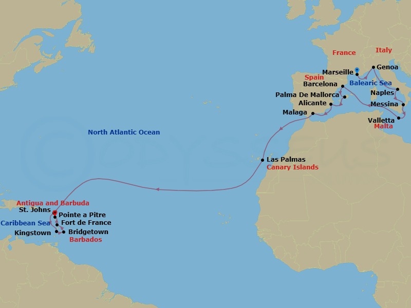 Cruise Map