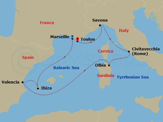 Cruise Map