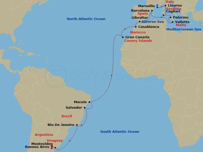 Cruise Map