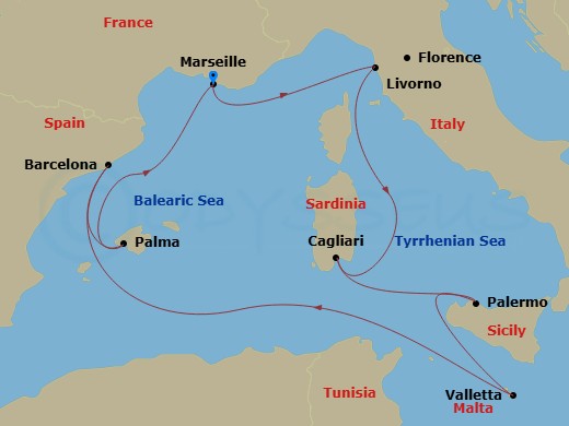 Cruise Map
