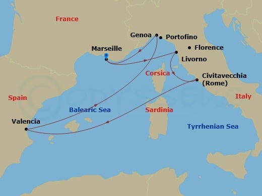 Cruise Map