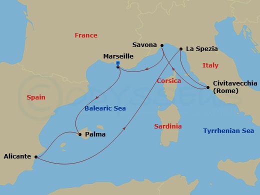 Cruise Map