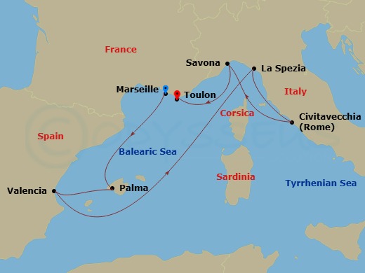 Cruise Map