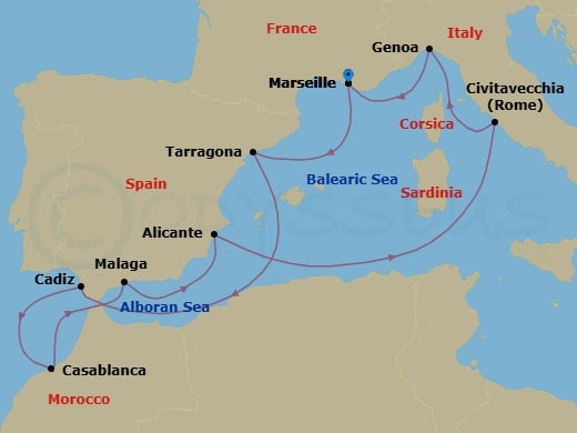 Cruise Map