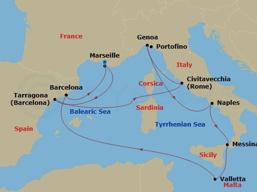 Cruise Map
