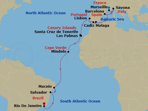Cruise Map