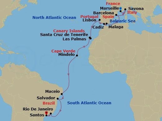 Cruise Map