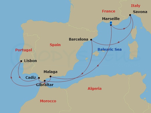 Cruise Map