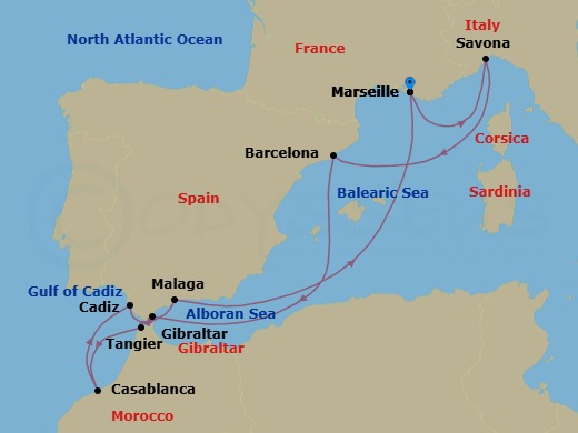 Cruise Map