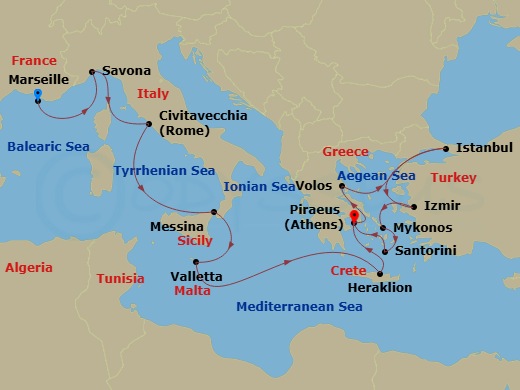 Cruise Map
