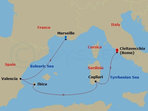 Cruise Map