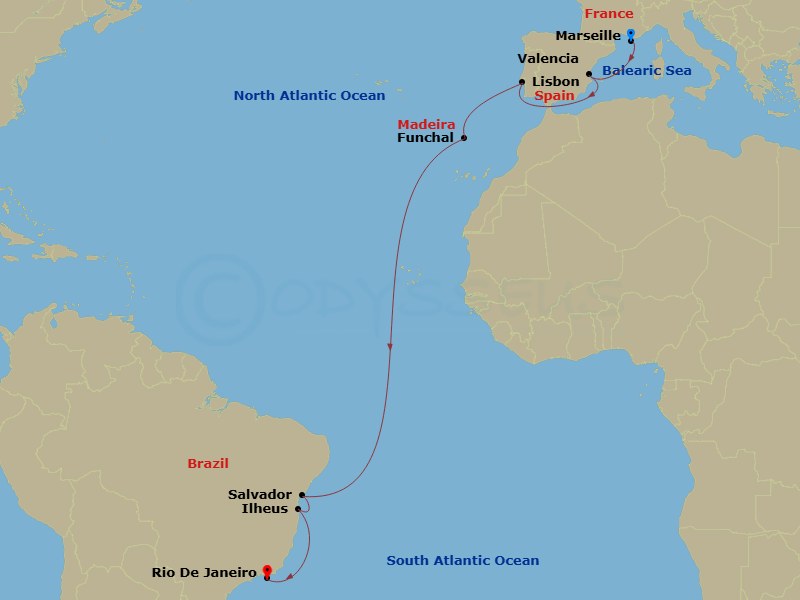 Cruise Map