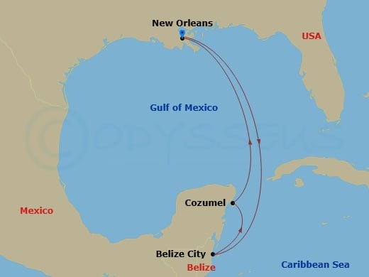 Cruise Map