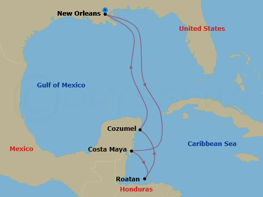 Cruise Map