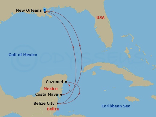 Cruise Map