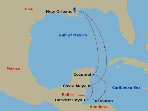 Cruise Map