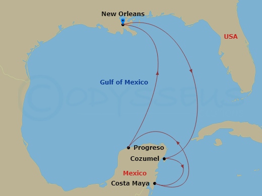 Cruise Map