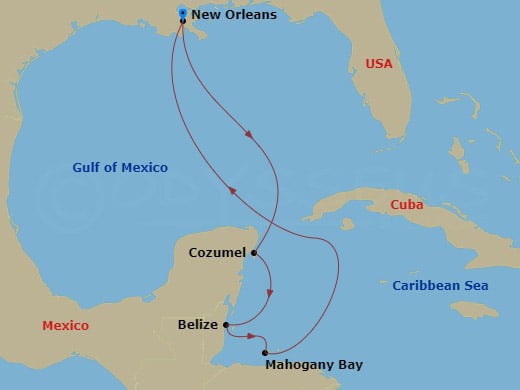 Cruise Map
