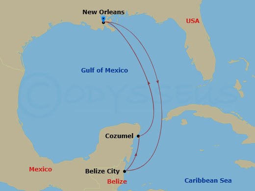 Cruise Map