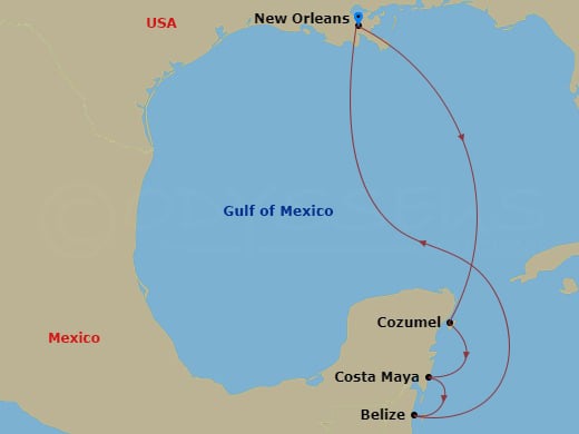 Cruise Map