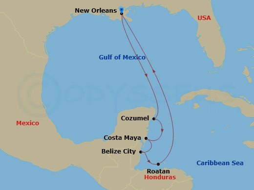 Cruise Map