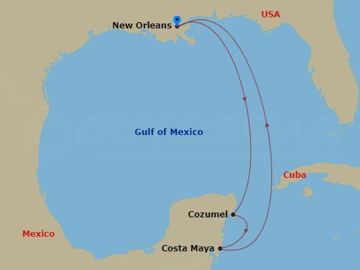 Cruise Map