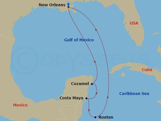 Cruise Map