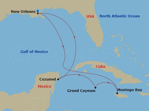 Cruise Map