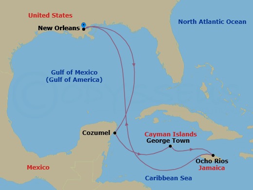Cruise Map